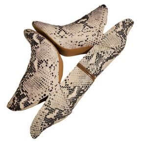 Steve Madden Rockstar SnakeSkin Ankle boots. 9M. Studded accents. Stylish.Unique